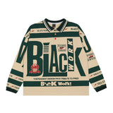 Men Fleece Lined Hoodie over Printed Letters Lapel Sweater Men's Autumn and Winter Loose Polo Collar Long Sleeve