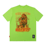 Men T Shirt Printed Short-Sleeved T-shirt Boys Casual Loose