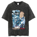 Japanese Anime Serial Experiments Lain Vintage Washed T Shirt