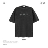 American vintage street T-shirt pure cotton retro men's and women's summer loose