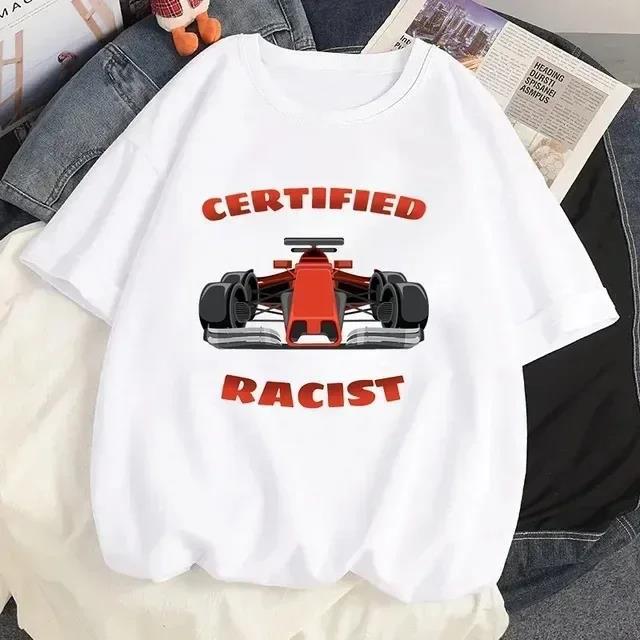 Certified Racist T-shirt White T-shirt Casual Baseball