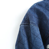 Women T-shirt Fall Long Sleeve Shirt Female Loose-Fitting Denim Clothes