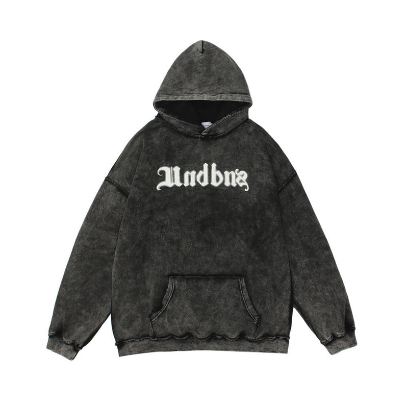 Men Hoodie Printed Hoodie Men Fashion Brands Washed Old Loose
