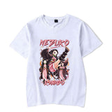 Hot Anime Kamado Nezuko Print T-shirt Women Summer