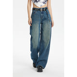 Unisex Jeans Retro Men's and Women's Loose Straight