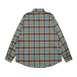 Men Long Sleeved T Shirt Plaid Long Sleeve Shirt Men Street Fashion Versatile Spring and Autumn Casual Loose Lapels