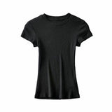 Women T-shirt Summer round Neck Short Sleeves T-shirt Women's T-shirt