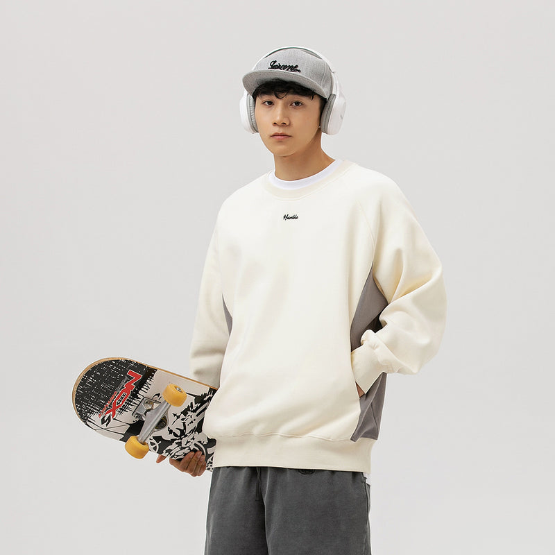 Unisex Hoodie Multi-Color Coat Male Japanese Loose Crew Neck Pullover Sweatshirt