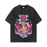 Cus shirt anime one piece Graphic Vintage Tee Shirt Anime