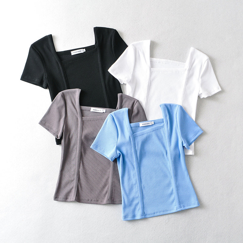 Women T-Shirt Short-Sleeved T-shirt Women's Short Summer