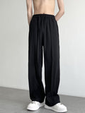 Men Sweatpants Men's Summer Drape Wide Leg Loose Straight Casual