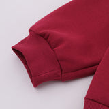 Men Hoodie Star Letters Printed Pullover Sweatshirt