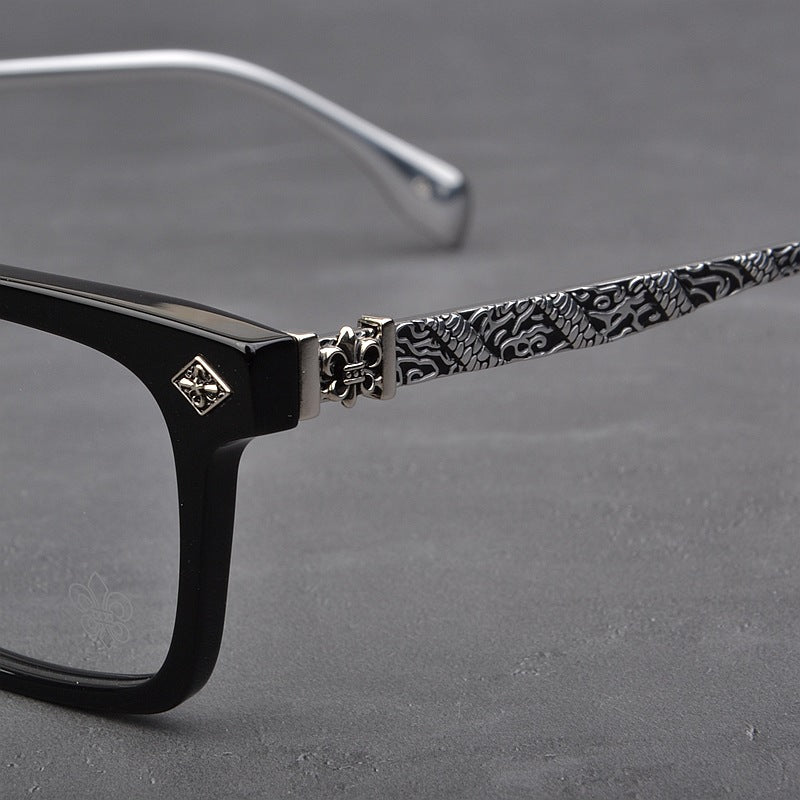 CHH Chrome Hearts Glasses Pure Titanium Versatile Myopia Glasses Frame