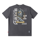 Men T Shirt Printed Short-Sleeved T-shirt Boys Casual Loose