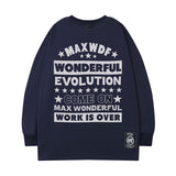Men Long Sleeve Shirt Autumn and Winter Long Sleeve T-shirt Men and Women Ins Hip Hop Style Loose