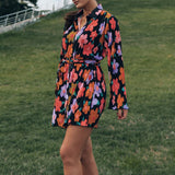 Jungle Print Maxi Dress Women's Skirt Printed Short Skirt
