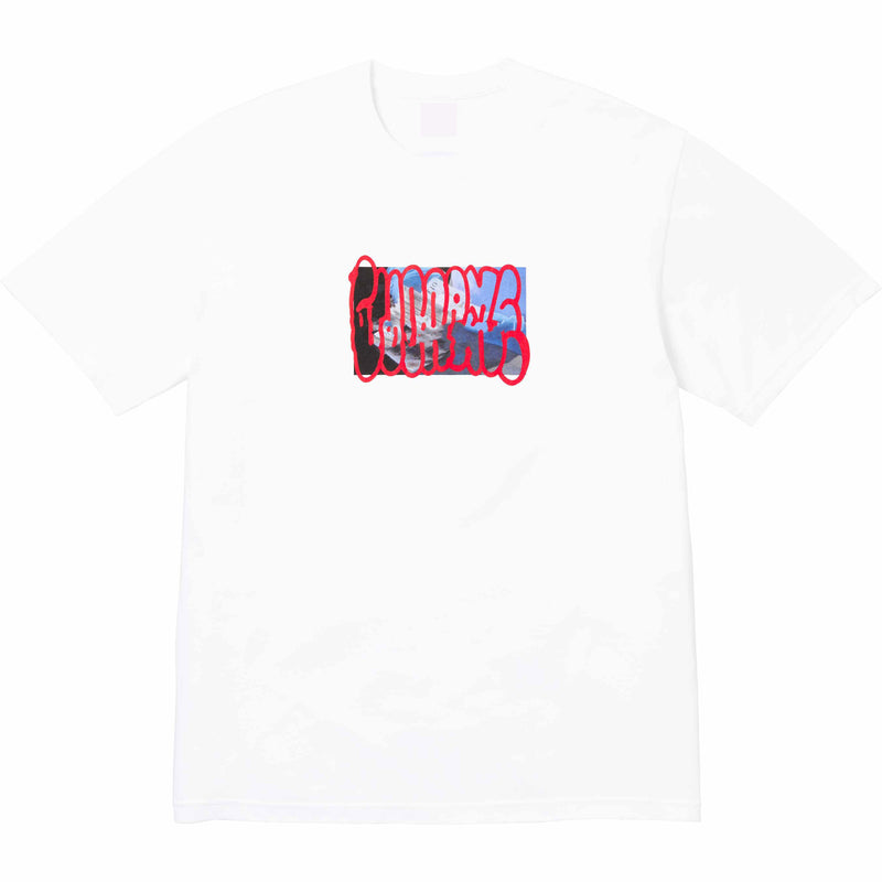 Mens T-shirts FW23 PAYMENT TEE Payment Graffiti Print Crew Neck Short Sleeve T-Shirt
