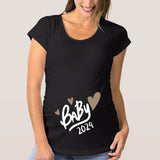 Baby Loading printed Maternity T Shirt Pregnant