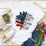 Women's Independence Day T Shirt Top Summer Fashion Creative Women