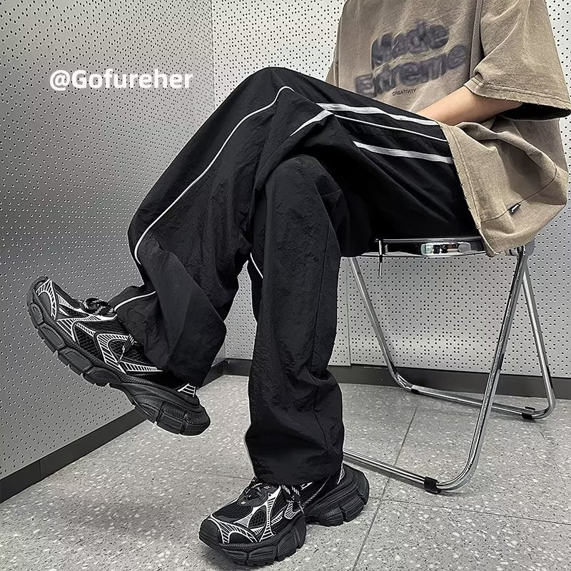 Men Sweatpants Men's Summer Versatile Sports Casual Pants Loose