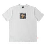 Men's T Shirt Printed Short-Sleeved T-shirt Men's and Women's Hip Hop Loose Top