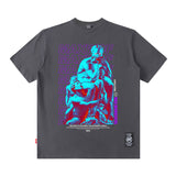 Men T Shirt Printed T-shirt Male and Female Personality Fashion Brand Short Sleeve Hip Hop
