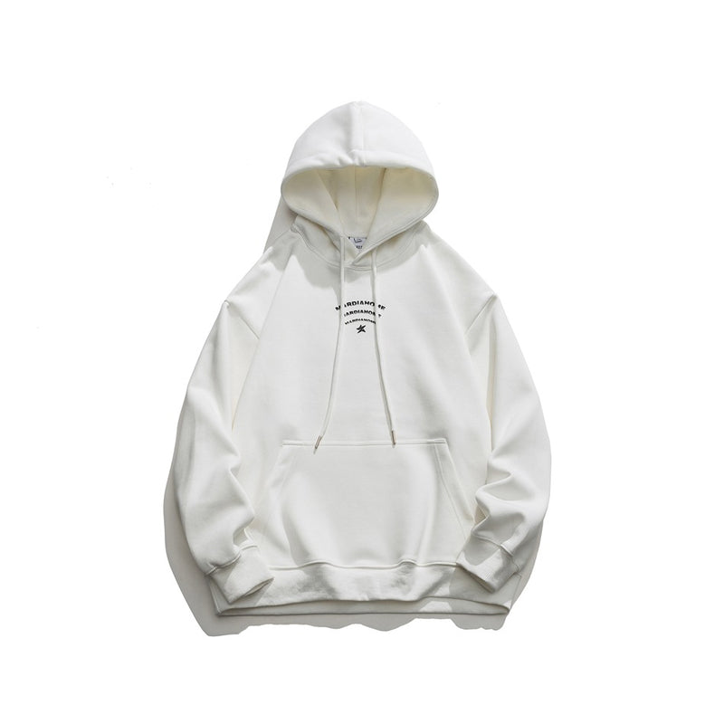 Unisex Hoodie Retro College Style Men's and Women's Loose Casual Hooded Sweater
