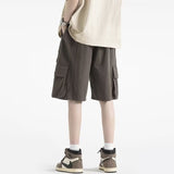 Men Sweatpants Cargo Shorts Men's Summer Loose Casual Pants
