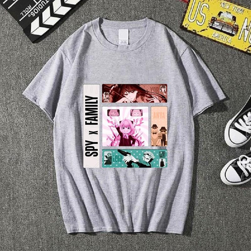 Summer Fashion Women Anime Anya Forger T-shirt Anime