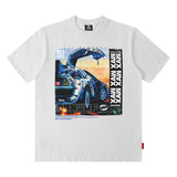 Men T Shirt Men's Hip Hop Loose Short Sleeve T-shirt Astronaut