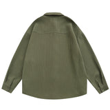 Men Long Sleeved T Shirt Simple Style Long Sleeve Shirt Men's Ins Loose Lapels Shirt Fashion