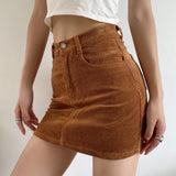Women Skirt Corduroy Skirt Vintage