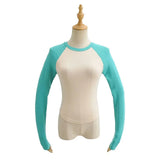 Women T-Shirt Stitching Bottoming Shirt Autumn Women Top T-shirt