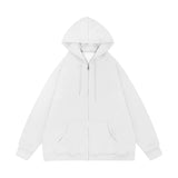 Men Hoodie Spring and Autumn Hooded Cardigan Sweater Zipper Jacket Casual Hoodie