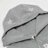 Men Hoodie Letter Hooded Cardigan Sweaters Menswear Hooded Jacket