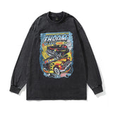 Men Long Sleeve Shirt Owen T-shirt Basketable Nets Star Washed Distressed Long Sleeve Autumn Winter Sweater