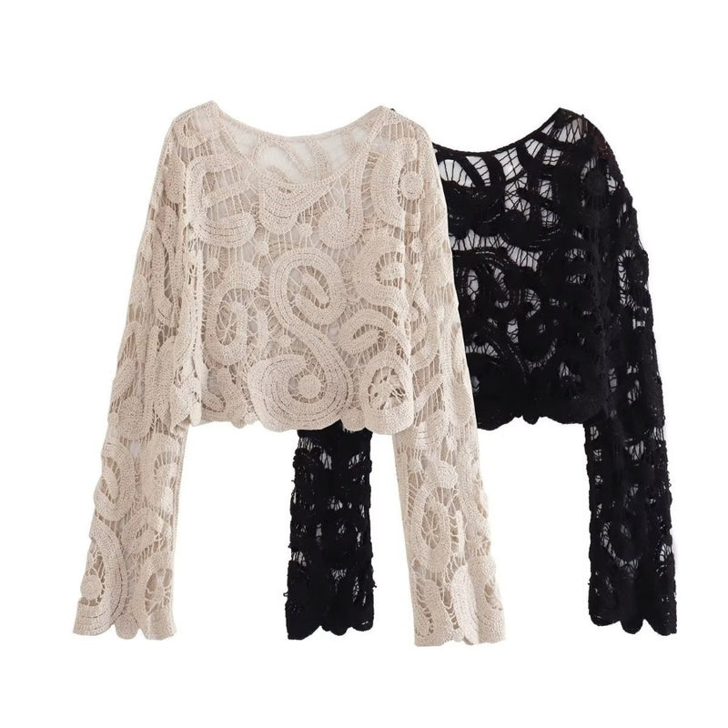 Women T-Shirt Summer round Neck Knitted Top for Women