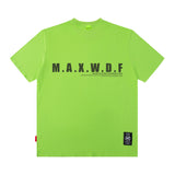 Men's T Shirt Letter Print Short-Sleeved T-shirt Men's and Women's Vibe Style Loose Top