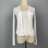 Women Long Sleeve Shirt Vest Strappy Cardigan Long Sleeve Sun-Protection Overshirt Top