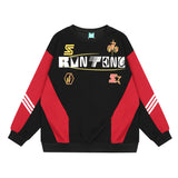 Men Hoodie Sports Sweater Men Spring and Autumn Leisure Loose Pullover Racing Suit