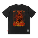 Men T Shirt Printed Short-Sleeved T-shirt Boys Casual Loose