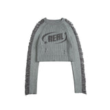 Unisex Sweatshirt Autumn Vintage Destroyed Wind Sweater