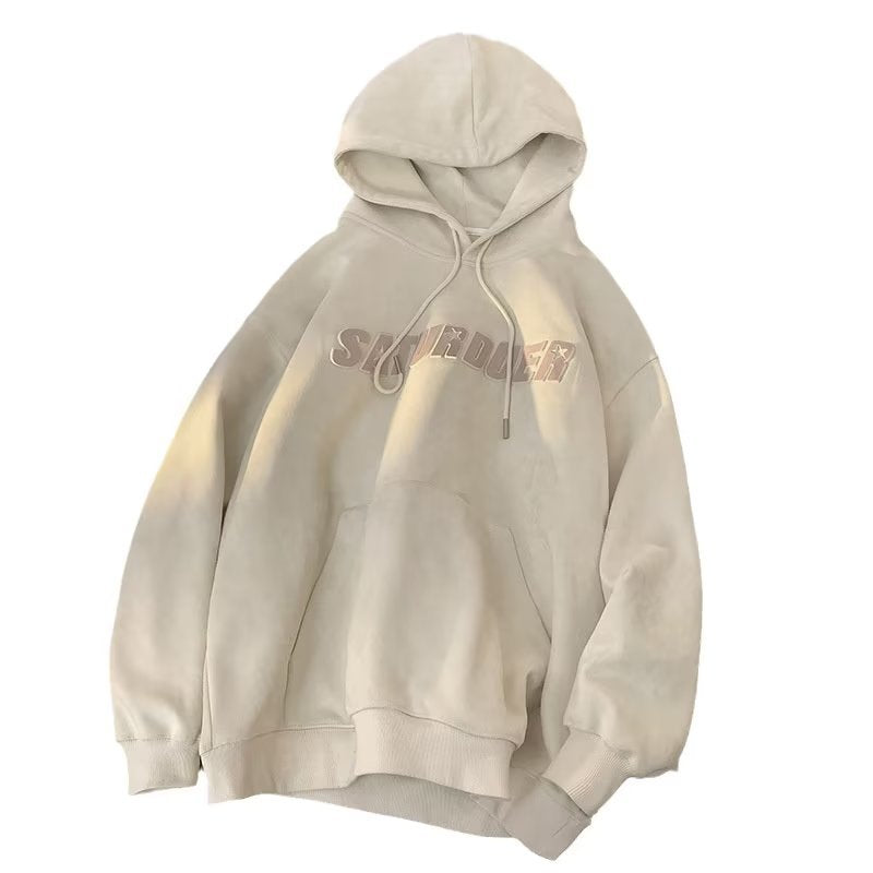 Men Hoodie Hooded Sweater Spring and Autumn High Sense Early Autumn Clothing
