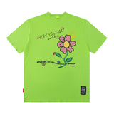 Men T Shirt Drop-Shoulder Sleeve Short Sleeve T-shirt Men and Women Street Loose