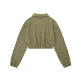 Women Hoodie Long-Sleeved Sweater Women's Autumn Short Top