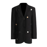 Frankie Shop Hourglass Blazer Fall Loose-Fitting Casual Suit