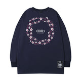 Men Long Sleeve Shirt Letter Printed Long Sleeve T-shirt Men Loose All-Matching Base Casual