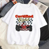 Certified Racist T-shirt White T-shirt Casual Baseball