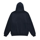 Men Fleece Lined Hoodie Fall/Winter Hoodie Men's Loose Leisure Pullover Letter Printing Oversize