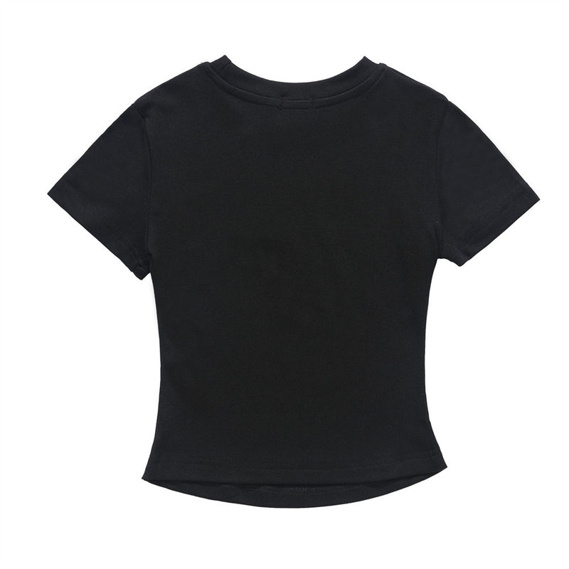 Women T-shirt Printed Short-Sleeved T-shirt for Girls Summer O-neck Short